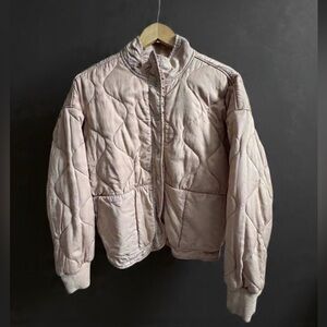 Black Tape Quilted Blush Jacket